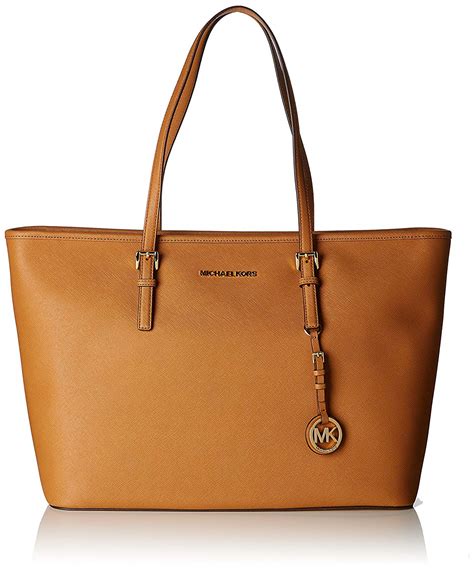 michael kors medium jet set travel multifunction saffiano tote black|Michael Kors Tote bag.